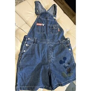 90’s Style Mickey Mouse Denim Jumper sz Lg
